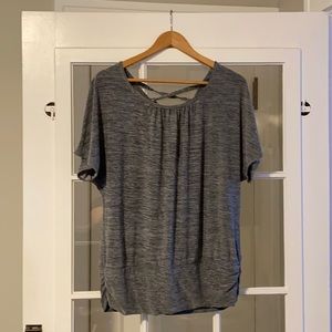 Flutter Sleeve Lace Back Top